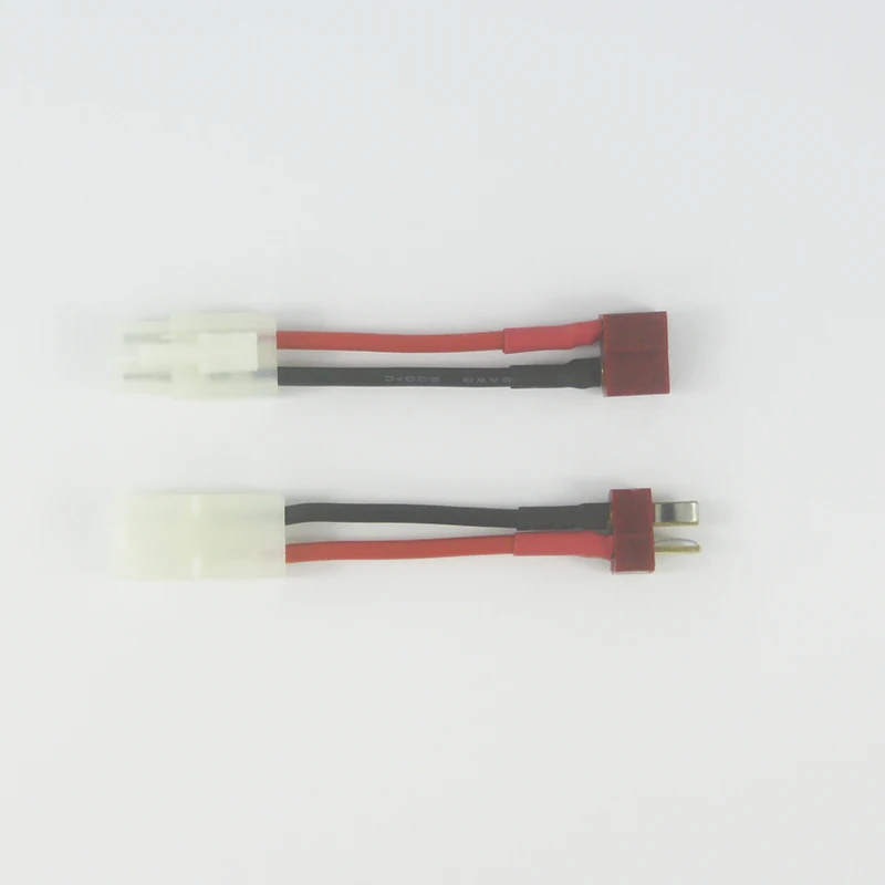 OliYin 100 пар L50 мм штекер и гнездо от Tamiya к T Разъемы 14AWG силикагелевый кабель для FPV