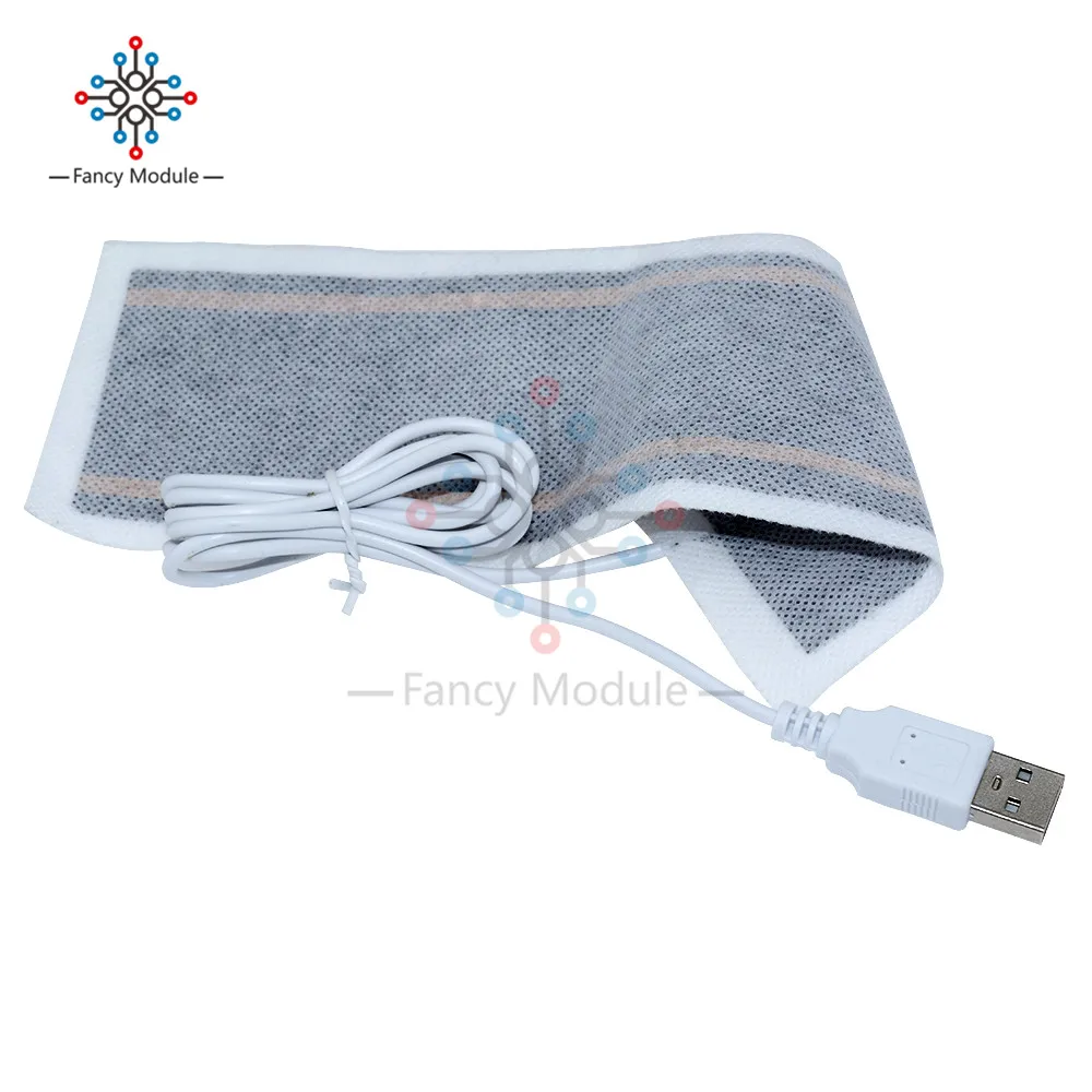 2 шт. одна пара 5 В USB нагревательный элемент пленка нагреватель мягкая гибкая