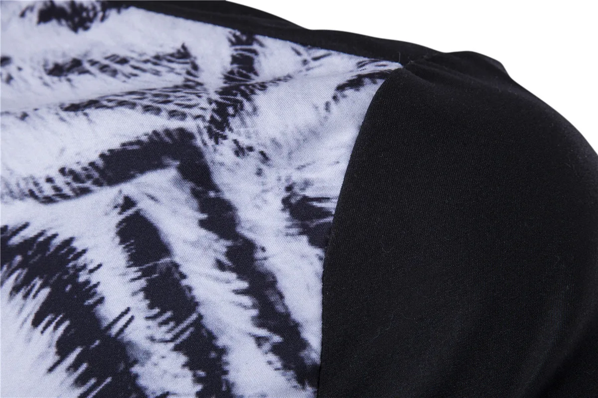 Мужская рубашка с длинным рукавом AOWUFS брендовая деловая принтом тигра одежда для