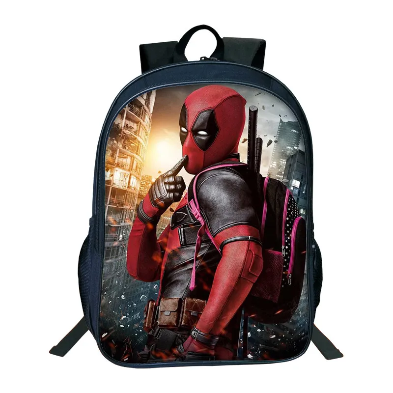 2019 рюкзак Дэдпул 3D для путешествий Mochila школьные подарки Comics Superheros Наплечная