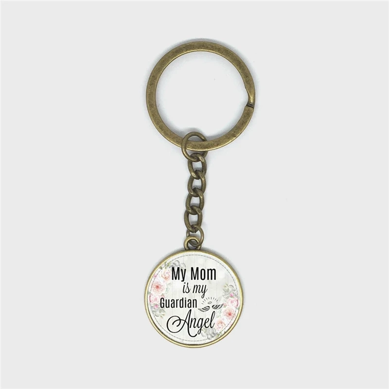 Мама моя мама мой страж брелок с изображением ангела память потеря матери