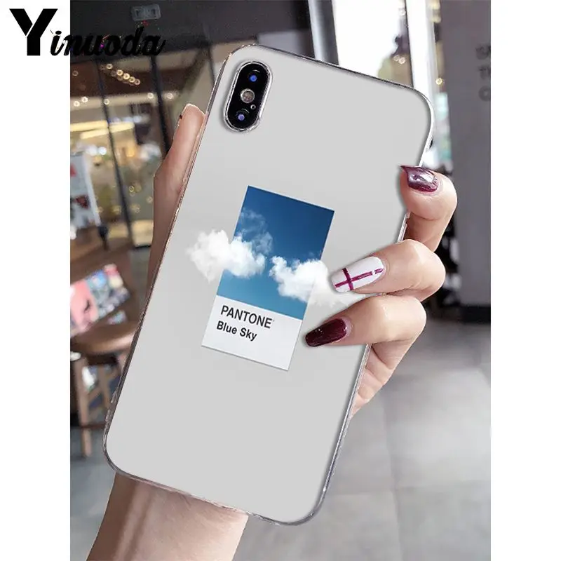 Yinuoda Pantone конфетный цвет фруктовое печенье sunshine sky Novelt Fundas чехол для телефона iPhone 8