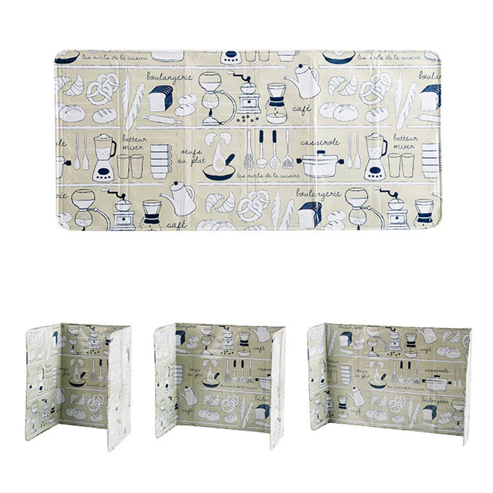 Креативная алюминиевая фольга с принтом кухонный масляный блок барьер плита