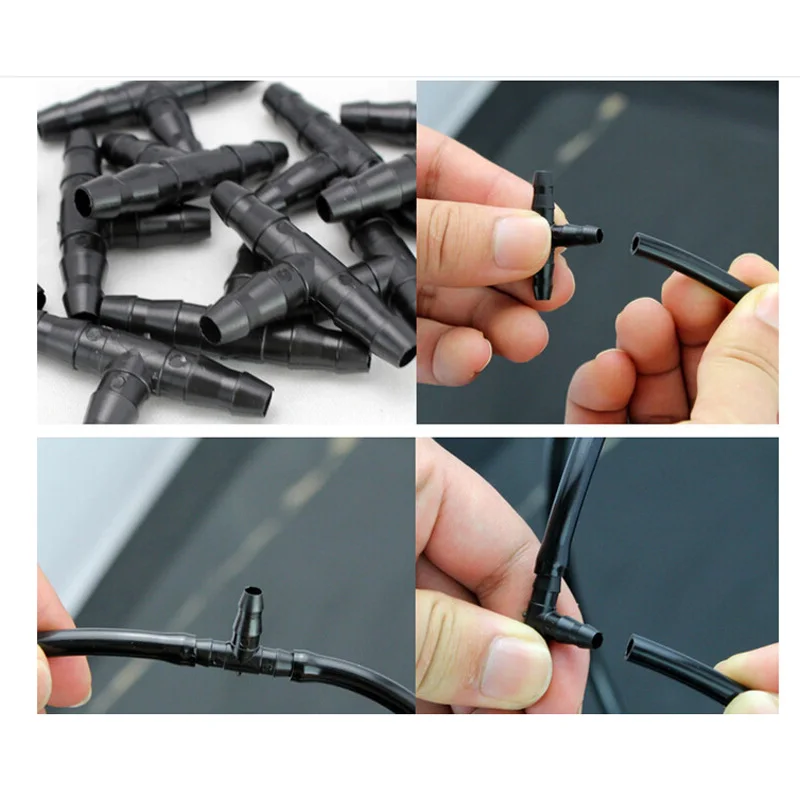 50 шт./пакет Дождеватель для орошения тройник труба штуцер шланга столярная