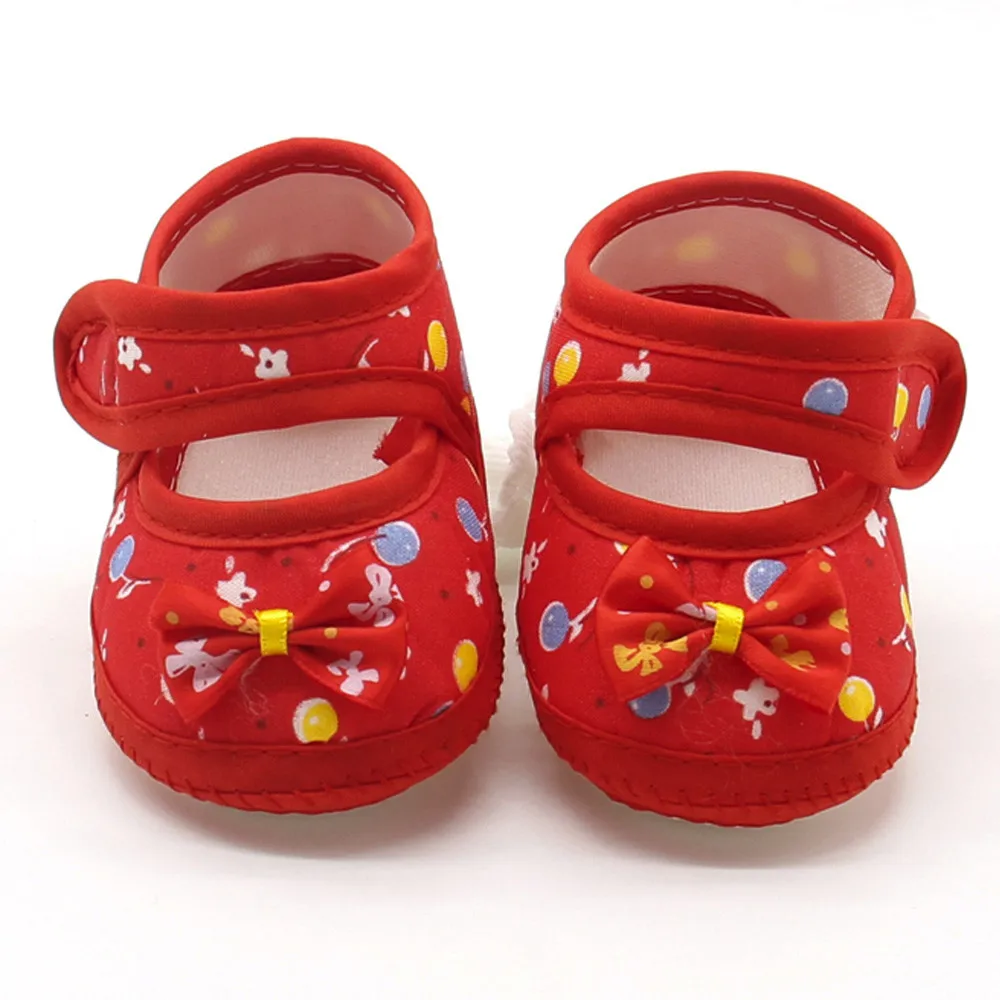 Повседневная обувь на плоской подошве с мягкой подошвой для новорожденных