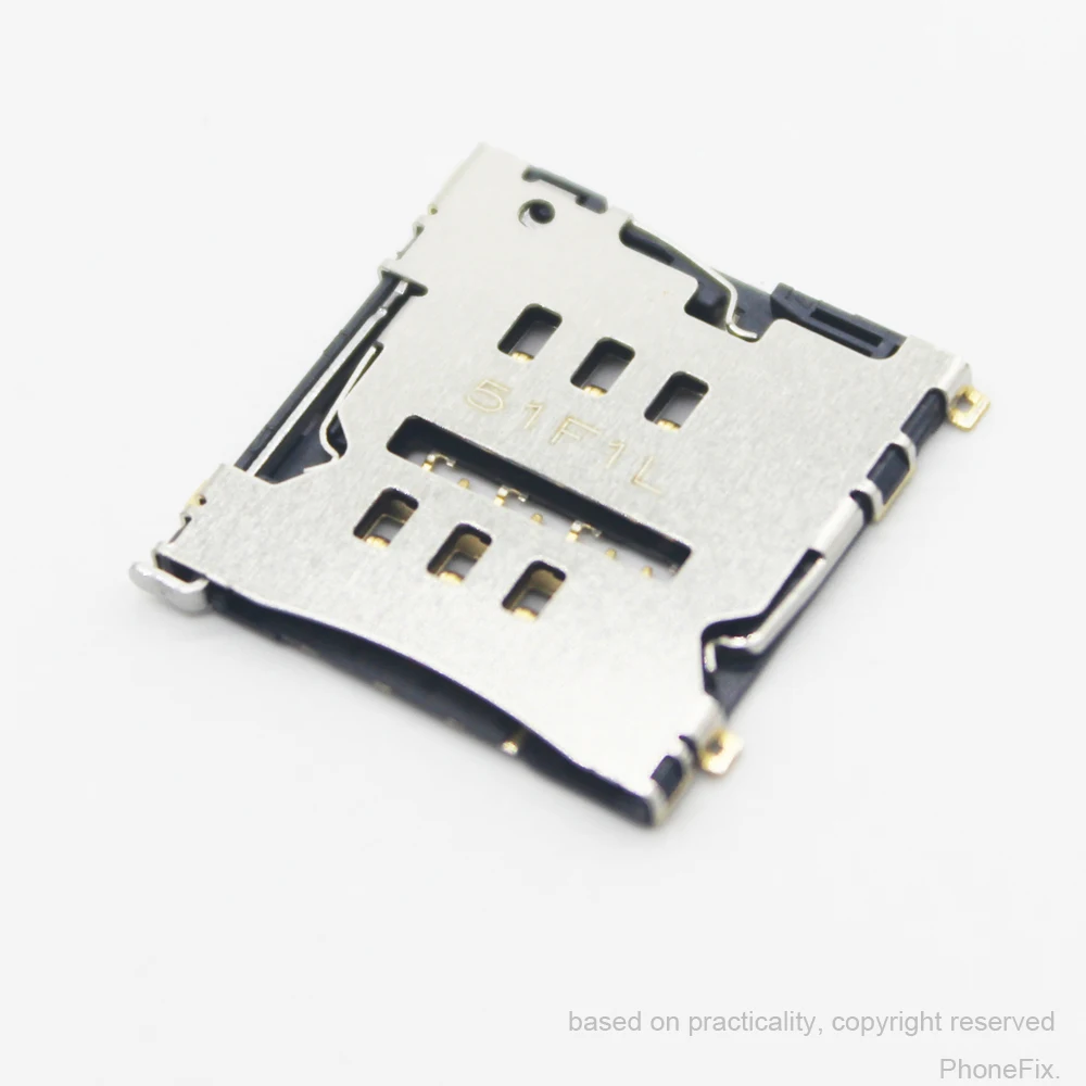 

100pcs/lot Sim Card Reader Tray Slot Holder For LG G2 D802 for NEXUS 5 D820 D821