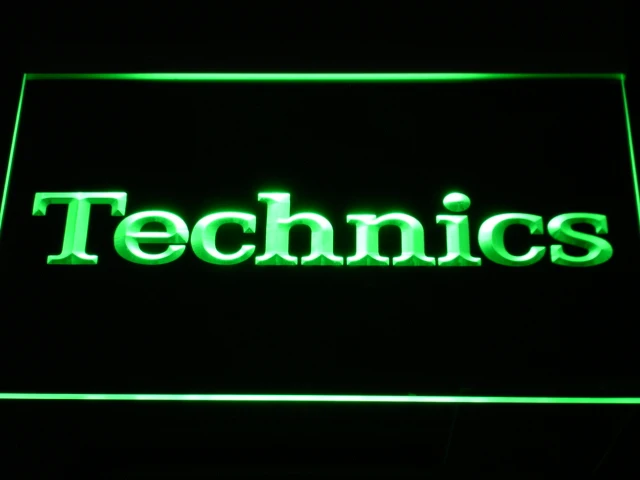 K149 Technics поворотный стол DJ музыкальный Новый светодиодный неоновый светильник