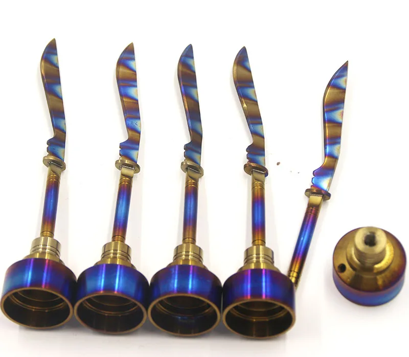 Титановая Крышка для гвоздей радужная 14 мм 18 прямой меч стеклянная крышка