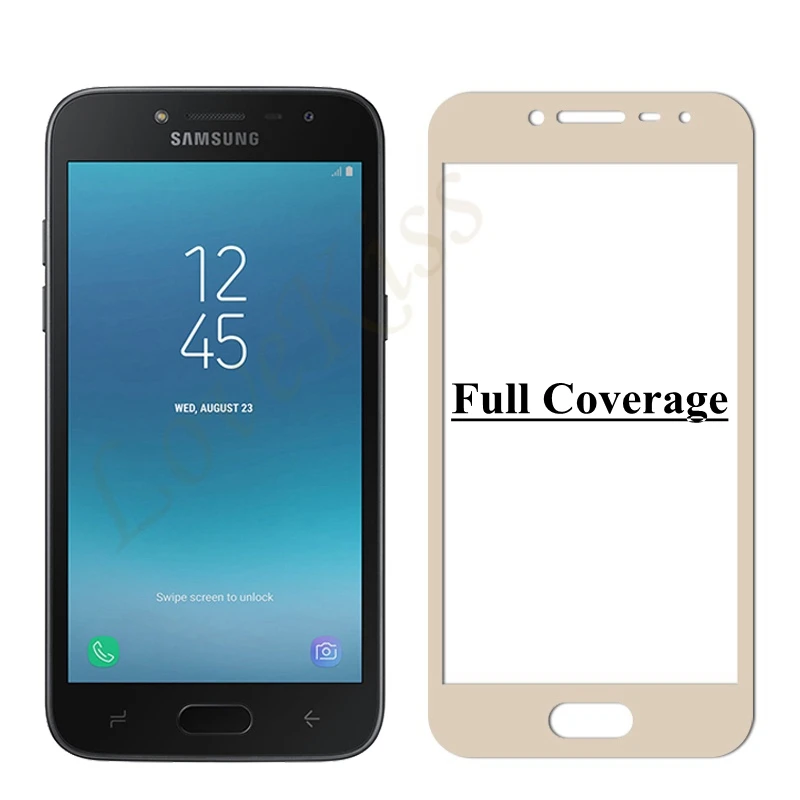 Для Samsung Galaxy J2 2018 полное покрытие закаленное стекло для Pro SM-J250F J250M J250G Защитная