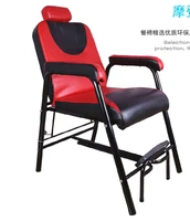 the new barber chair hairdressing chair chair can be put down