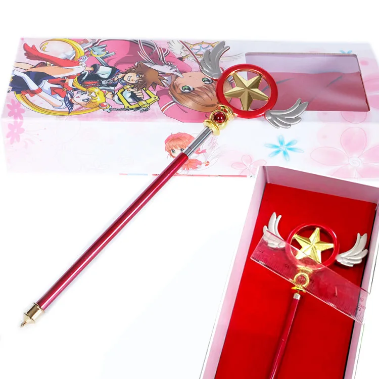 3 стиль Карта аниме Captor Sakura Косплей Реквизит душевная розовая Звезда крыло аксессуары для волшебной палочки подарок коллекционная
