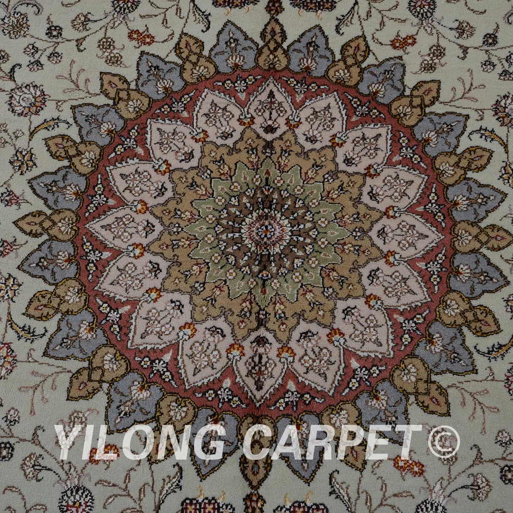 Yilong 6'x9' Восточная шерсть ручной работы ковер изысканный 100% ковры (1403) | Дом и