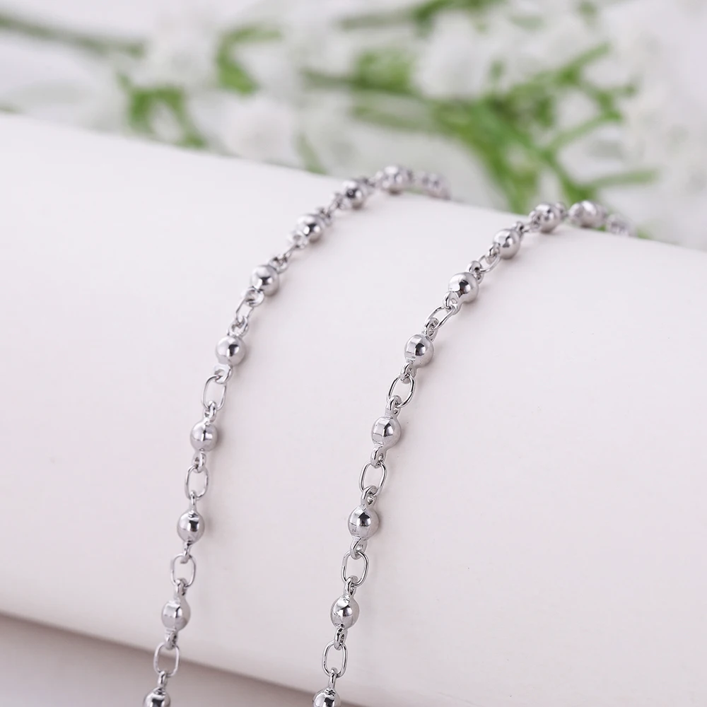Teamer 78cm Handmade Beaded Metal Glasses Chain Women Men Fashion Eyewear Cord Holder Neck Sunglasses Strap | Аксессуары для