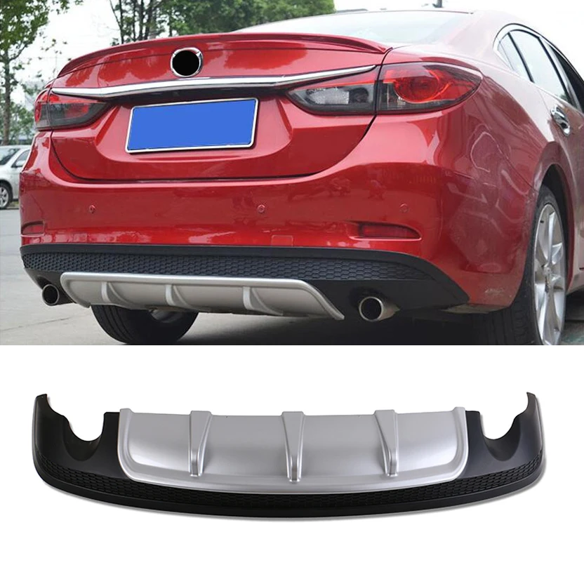 Подходит для Mazda 6 M6 Atenza 2014 2015 2016 2017 ABS пластиковый задний диффузор бампер Защита