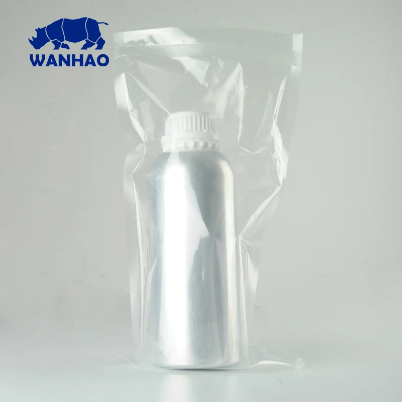 Wanhao вода моющаяся Резина 405NM УФ смола для D7 принтер DLP SLA 3d серый белый прозрачный