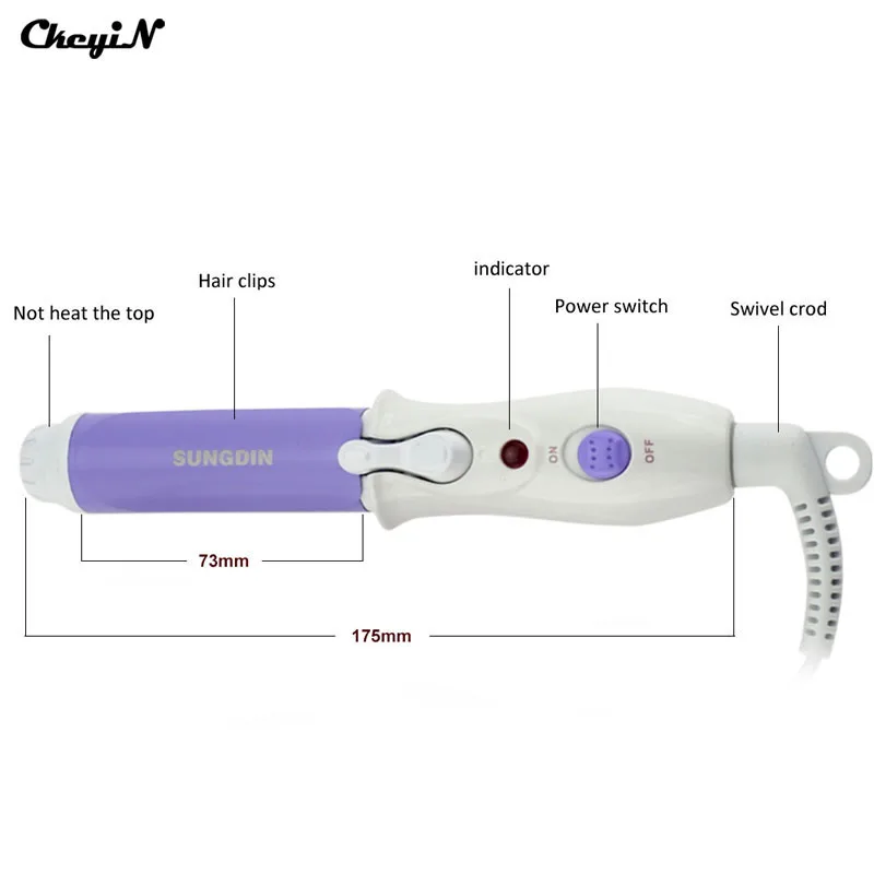 Электрические щипцы для завивки волос профессиональные мини Щипцы укладки