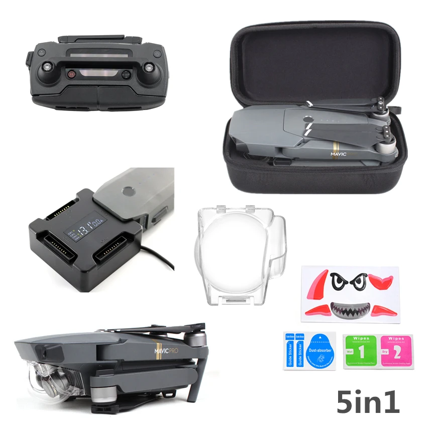 Sunnylife Mavic Pro аксессуары карданный чехол для объектива пульт дистанционного