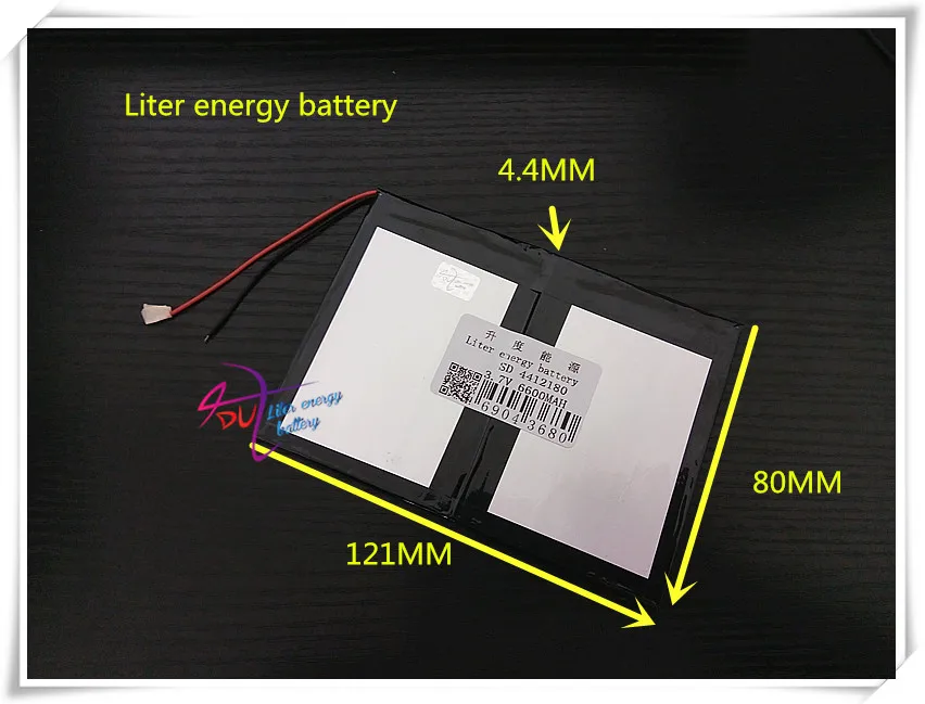 3 7 V 6600mAH 4412180 полимер литий ионный/литий ионный аккумулятор для планшетного ПК