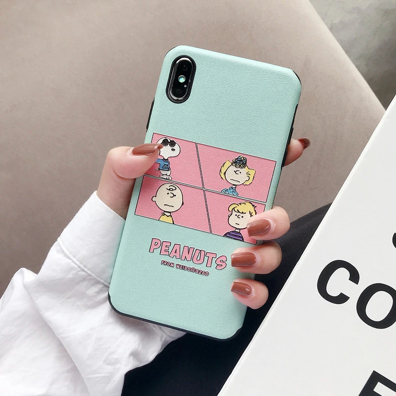 Рельефный Шелковый мягкий чехол для телефона с рисунком Шарли для iPhone 6, 6 S, 7, 8 Plus, X, XS, MAX, XR, милый матовый чехол в стиле аниме, fundas Capa