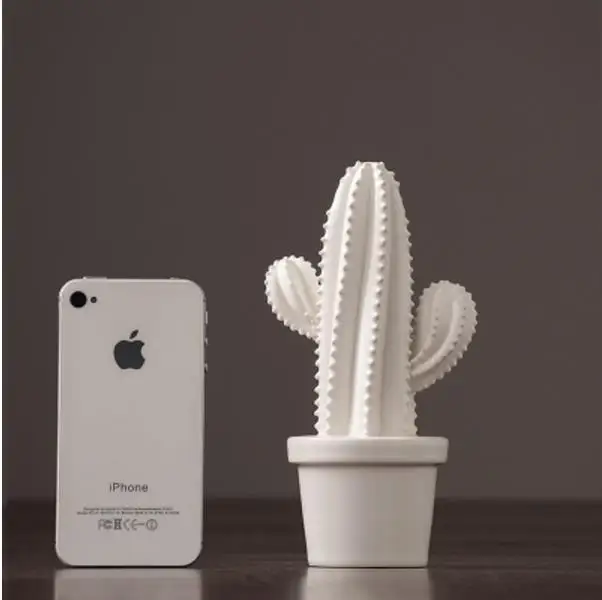 

Modern Minimalist Ceramic Figurine Cactus Ornaments Nordic Creative Minimalist Living Room Home Furnishings Soft Furnishings