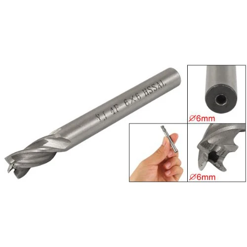 Концевая фреза с прямым хвостовиком диаметром 6 мм|end mill|milling cutterflutes milling cutters |
