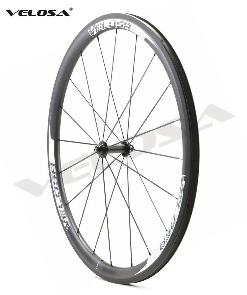 Velosa Sprint 35 велосипедная углеродная колесная пара 38 мм клинчерная/трубчатая 700C