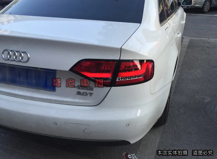 Автомобильный Стайлинг задний фонарь чехол для Audi A4L A4 2008-2012 светодиодная сигнальная лампа задний фонарь светодиодный задних сигнальных огней, задние фонари