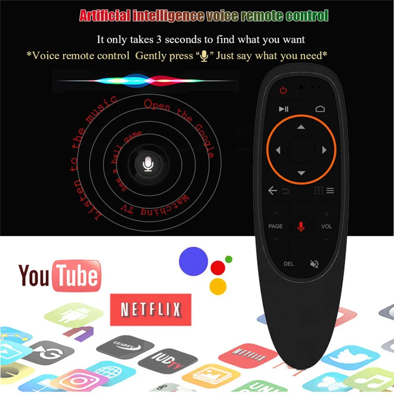 MECOOL M8S PRO W 2 4G Голосовое управление Android 7 1 ТВ приставка Amlogic S905W четырехъядерный