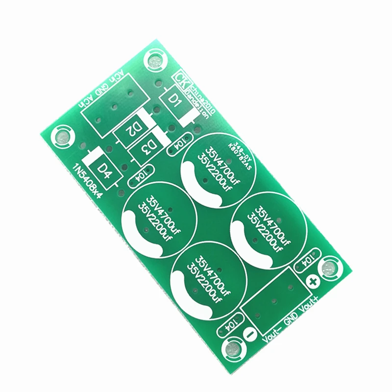 1 шт двойной мощности выпрямителя фильтр платы PCB для усилителя аудио diy