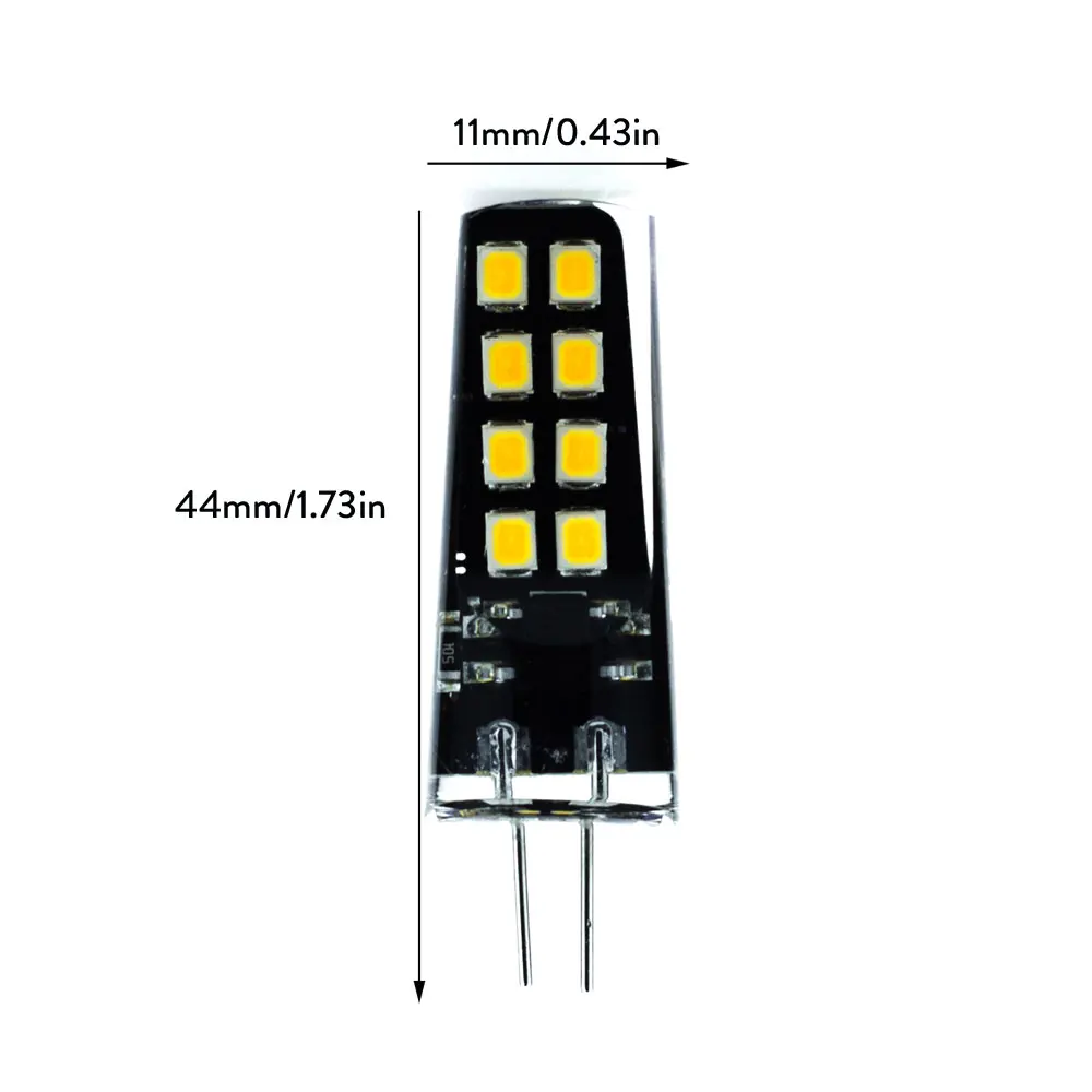 Светодиодная лампа G4 12V 24V DC 3W Bombillas светодиодная лампочка 2835 SMD Заменить 25W