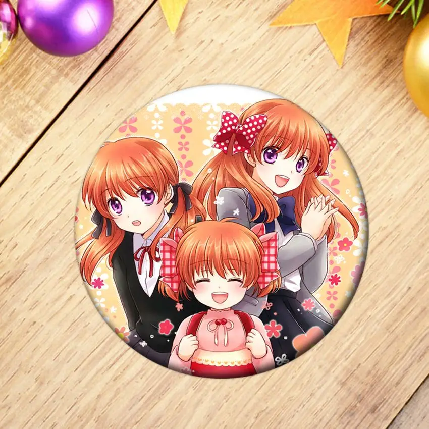 1 шт. аниме Gekkan Nozakikun значок косплея Сакура Чио брошь на застежке нозаки Umetarou