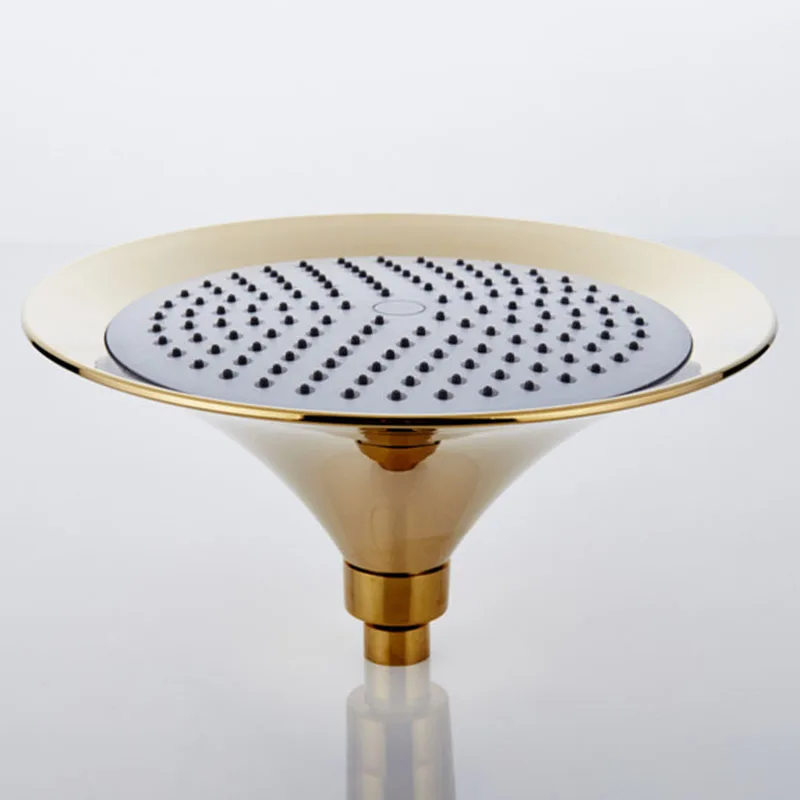 High Pressure Shower Head Bronze Panel Streamline Water Saving Round Bathroom Holes antique brass shower | Обустройство дома