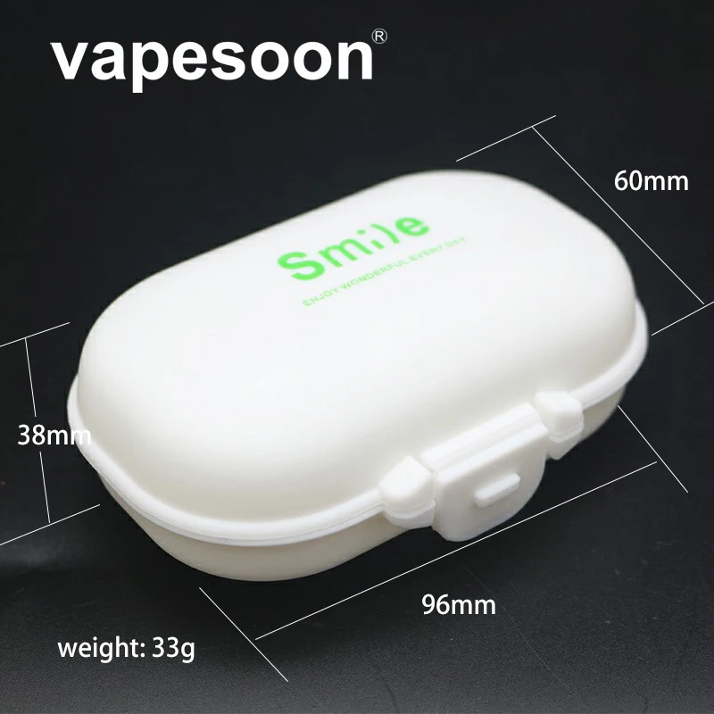 

High Quality Cartridge Pods Case easy carry plastic case for cartridges pod small heating coil vape case