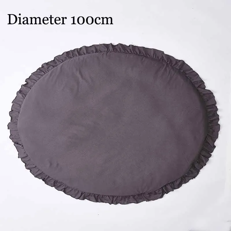 100cm brown Хлопковая портативная бионическая детская кровать портативная съемная и моющаяся кроватка для новорожденного ребенка гнездо спальные места 0-36 месяцев - Цвет: 100cm brown