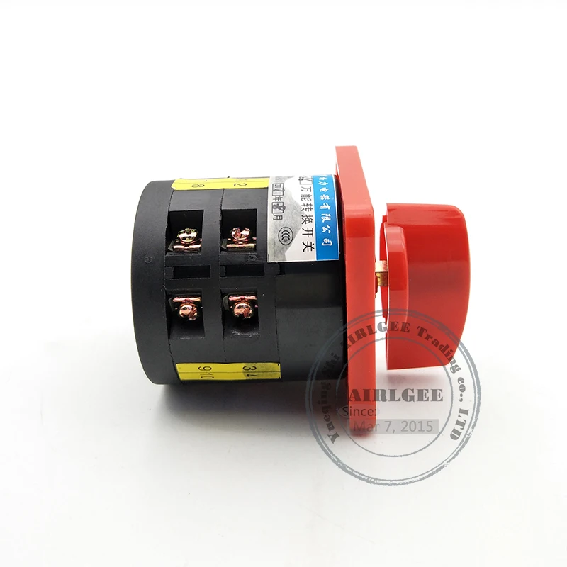 Поворотный кулачковый контроллер LW6 AC380 dc220 в трехпозиционный комбинированный