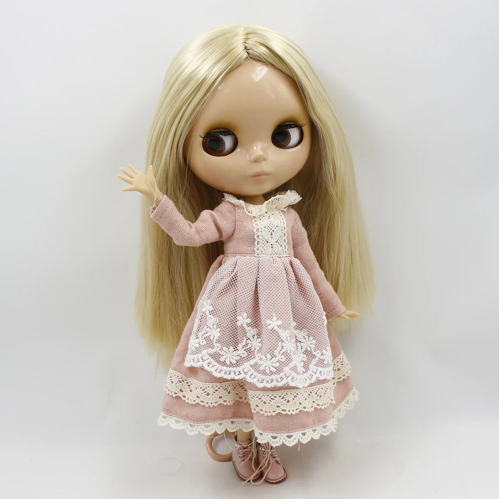 Ледяной DBS Blyth кукла блонд прямые волосы загар кожи тела 30 см 1/6 bjd игрушка | Игрушки