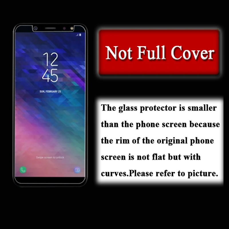 Защитное стекло для samsung A 5 6 7 8 9 plus закаленное стекло Samsun Samsong 9H защитная пленка 2,5