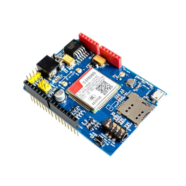 [Простая Кнопка] Высокое качество SIM808 GPRS/GSM + GPS щит 2 в 1 GSM GPRS макетная плата модуль