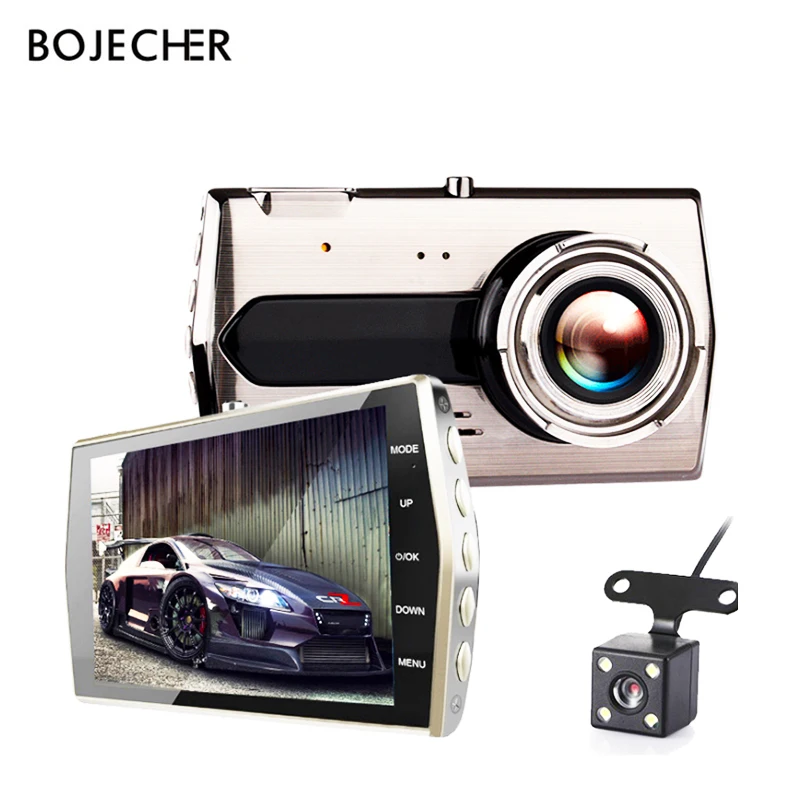 Full HD 1080P видеорегистратор Автомобильный Автомобильная камера с двумя
