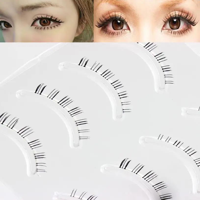 Макияжа накладные ресницы 4 пар нижнего под низ наращивание ресниц Накладные JUL24