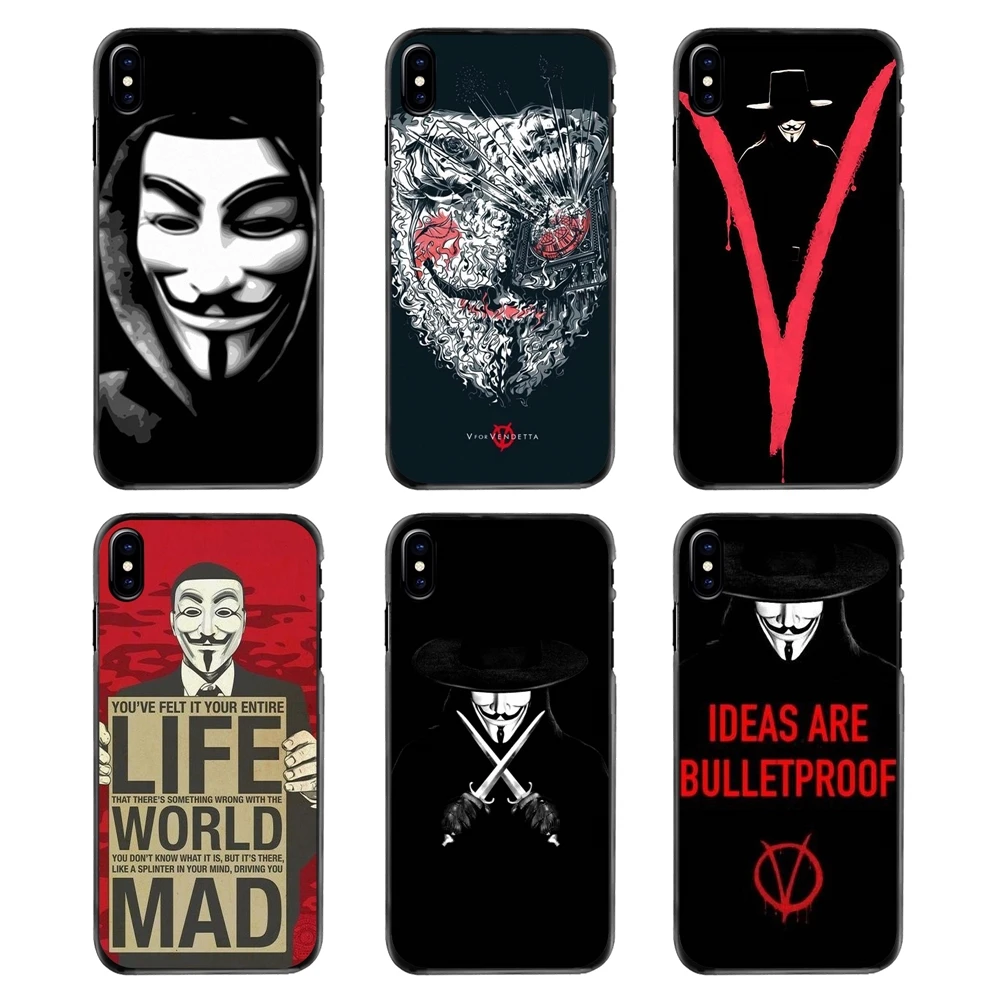 Жесткий чехол для телефона Гай Фокс Маска Анонимус V For Vendetta huawei P7 P8 P9 P10 Lite Plus 2017 2016