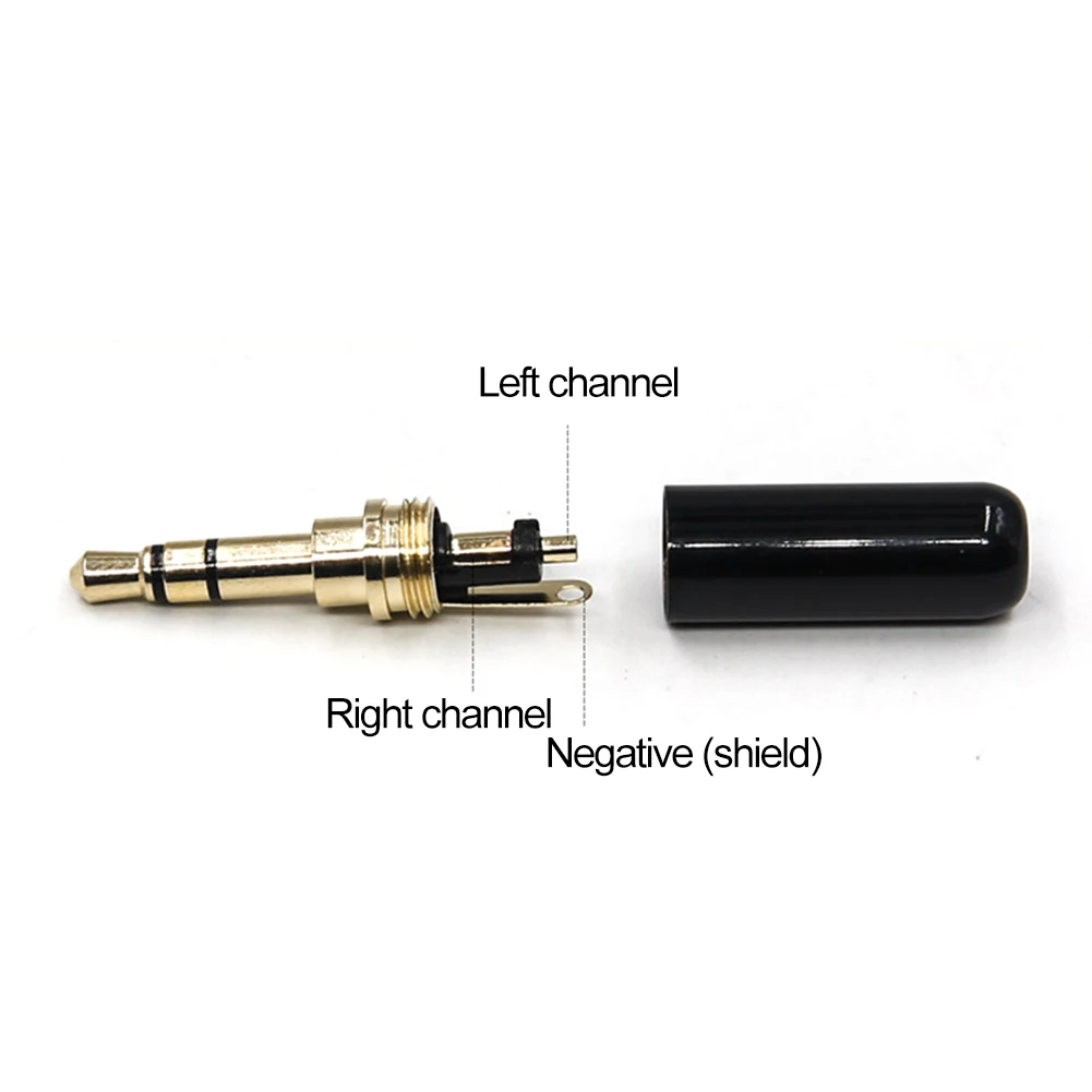 4 шт. DIY Repair 3,5 мм переменного тока 3-полюсный аудио наушники разъем Jack разъем