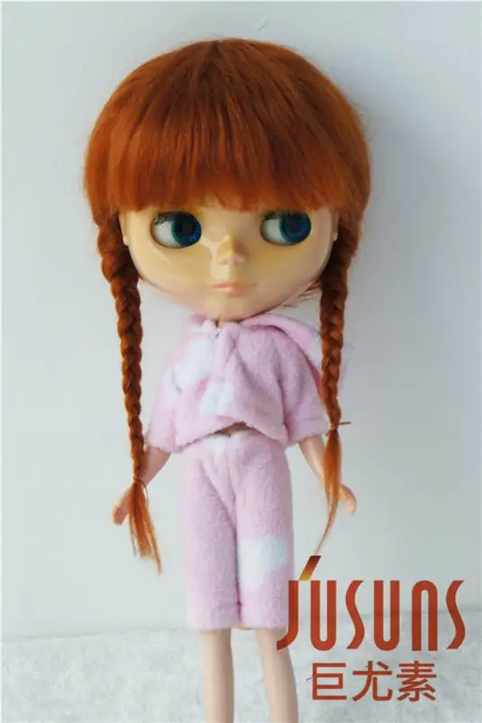 Парик JD018 из мохера диаметром 10-11 дюймов красивая кукла Ana с двумя косами модные