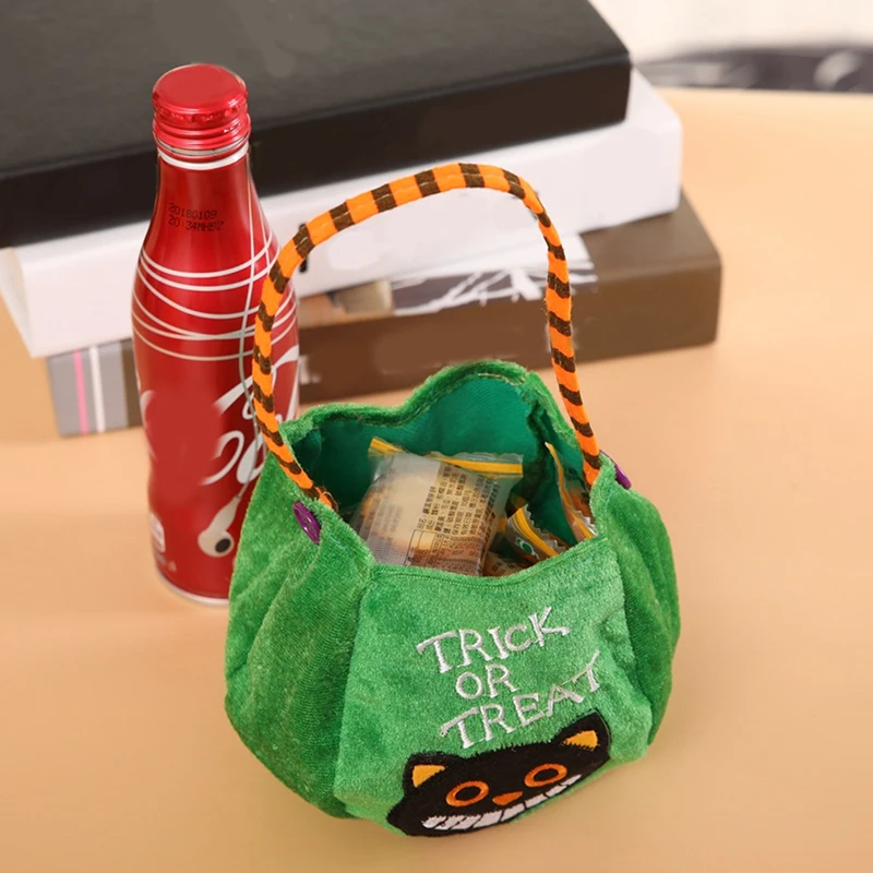 Товары для Хэллоуина 2018 Новый Хэллоуин Тыква бу трюк или лечения портативный