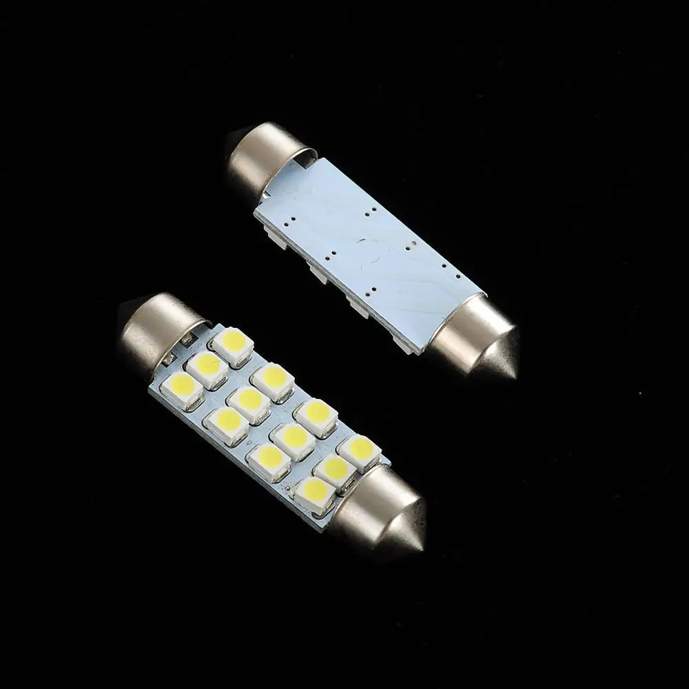 Автомобисветильник светодиодная лампа 41 мм/42 мм 12 светодиодный 6000 К|trunk light|led light