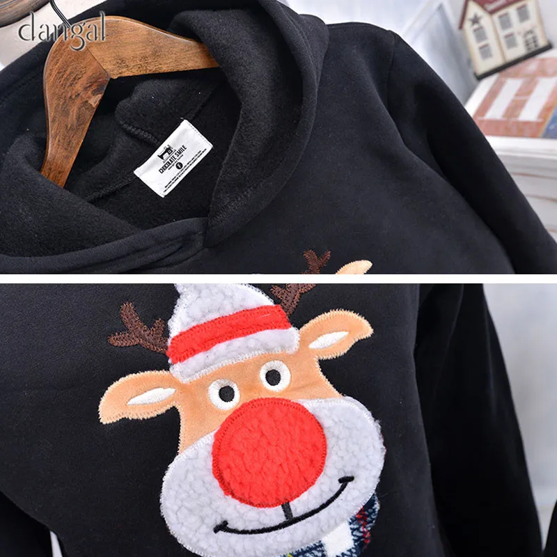 Cute Christmas Sweaters Family Matching Clothes Couple Winter Warm Tick Loose Wholesale | Женская одежда