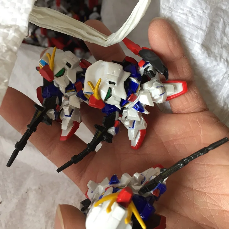 Japan anime gundam knights model plastic 6cm figures doll DIY mini Q version Gundam Robot Toy collection | Игрушки и хобби