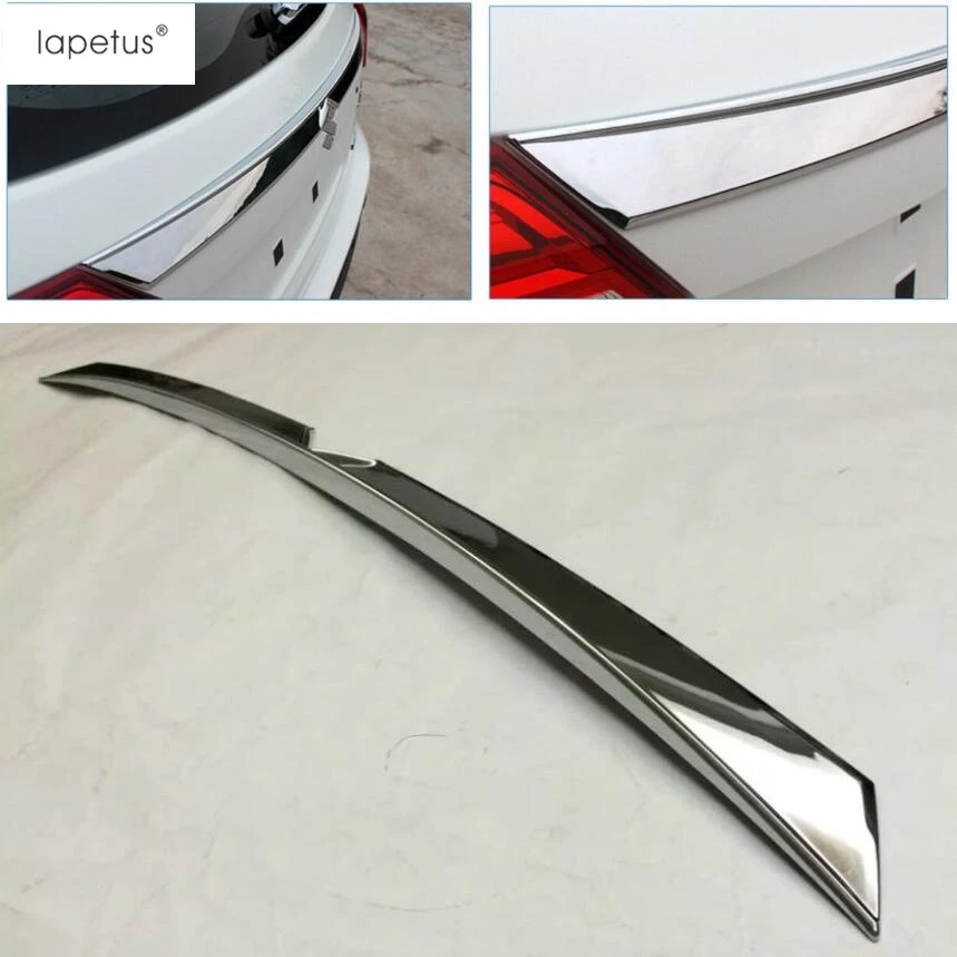 Lapetus Accessories For Suzuki Vitara 2015 - 2019 Front Engine Grille Hood + Rear Trunk Streamer Protector Molding Cover Trim | Автомобили