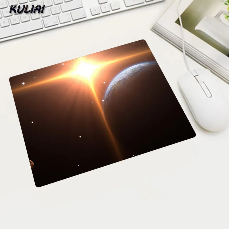 22X18CM XGZ Вселенная звездное небо 22x18 коврик для мыши маленькие коврики семейный ноутбук геймер резиновый коврик для мыши Коврик для мыши Настольный игровой коврик для мыши Коврик для чашки - Цвет: 22X18CM