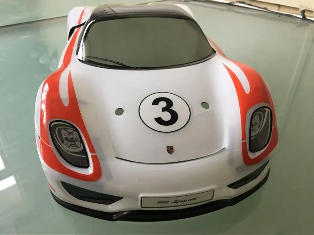 1/8 on road painted Porschee 918 body for HPI kyosho HSP Tamiya | Игрушки и хобби
